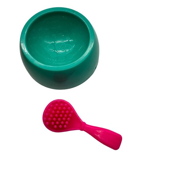 Cabbage Patch Kids Adoptimals Plush Puppy With Pink Bows Dog Bowl & Brush Talks - Picture 10 of 11